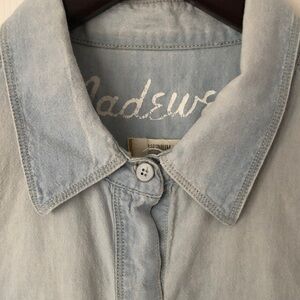 Madewell Light Blue Denim Shirt